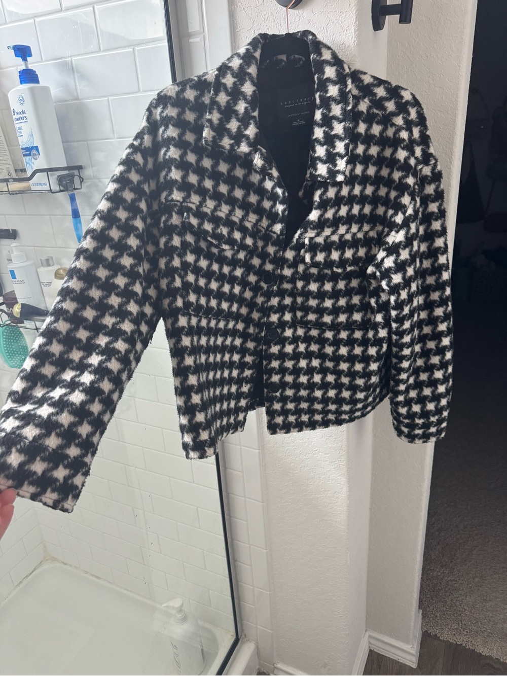 Sanctuary Houndstooth Shacket